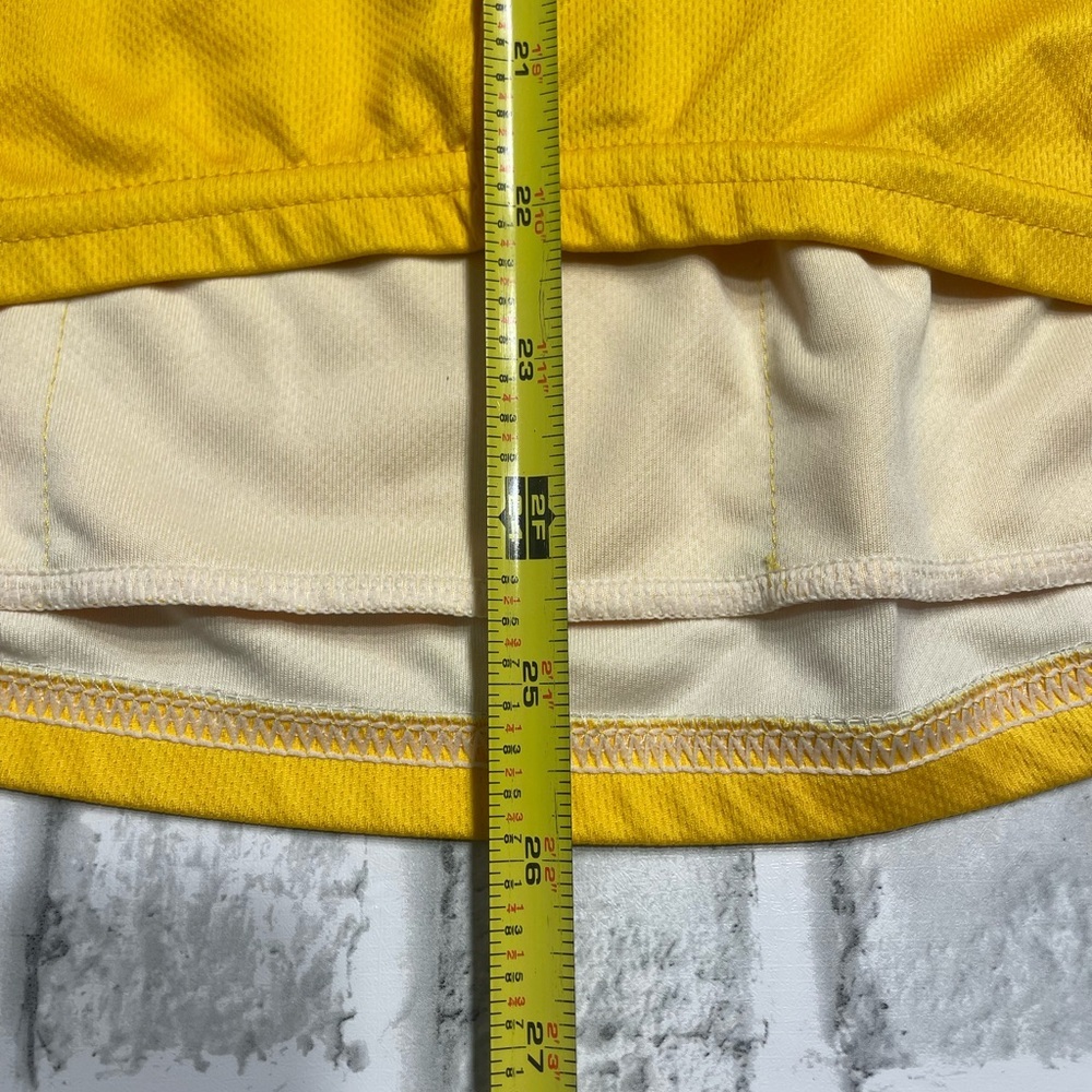 Nike Black and Yellow Cycling Jersey. Race Raglan. Womens M. “Live Strong”. Bike - Picture 12 of 12